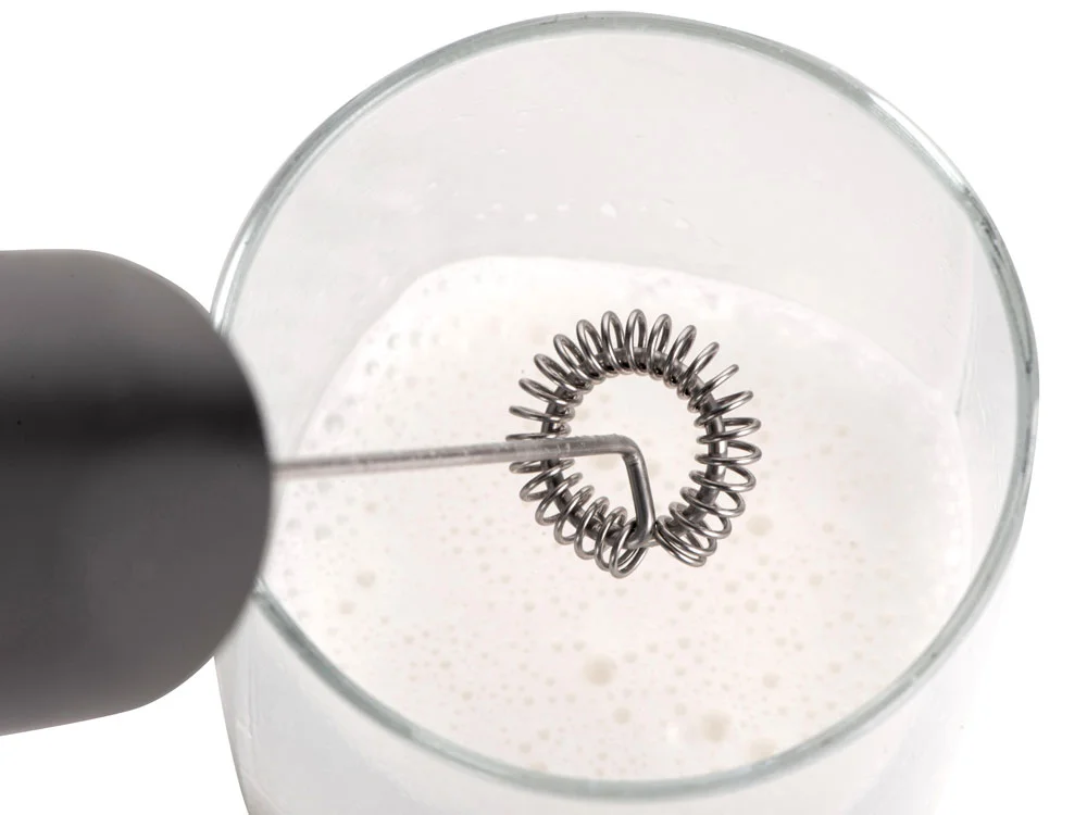 Электрический вспениватель молока Cappuch черный серебристый - фото 8