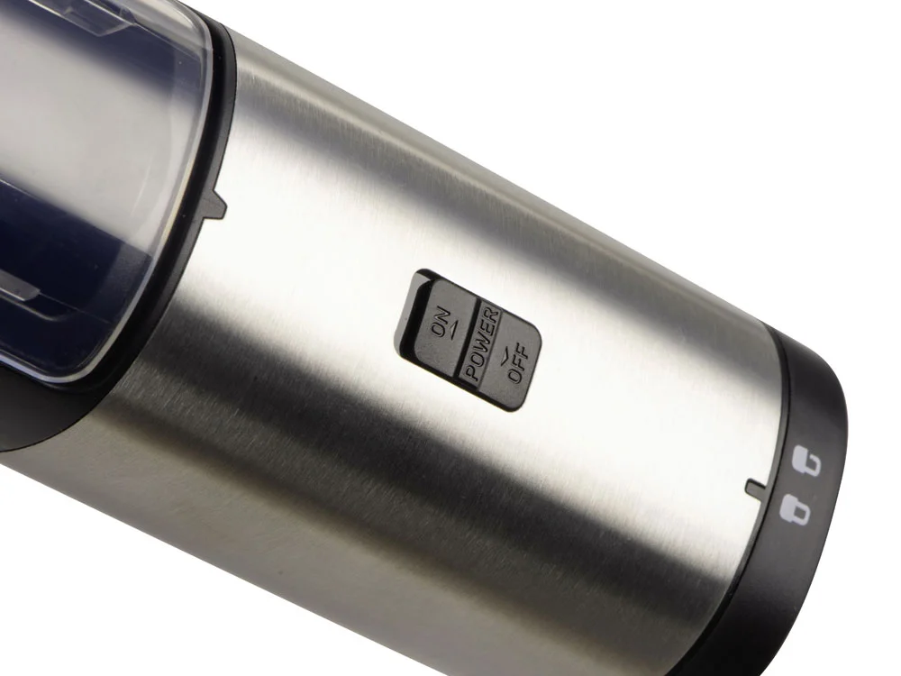 Гравитационная электрическая мельница для соли и перца Mr.Mill черный серебристый - фото 4