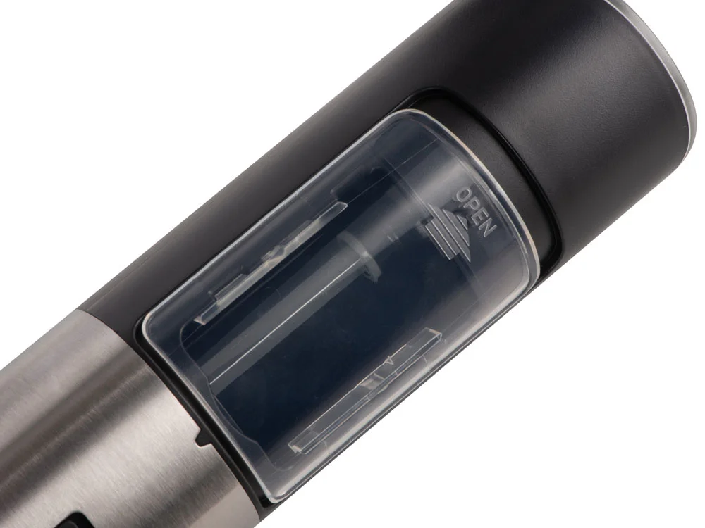 Гравитационная электрическая мельница для соли и перца Mr.Mill черный серебристый - фото 8