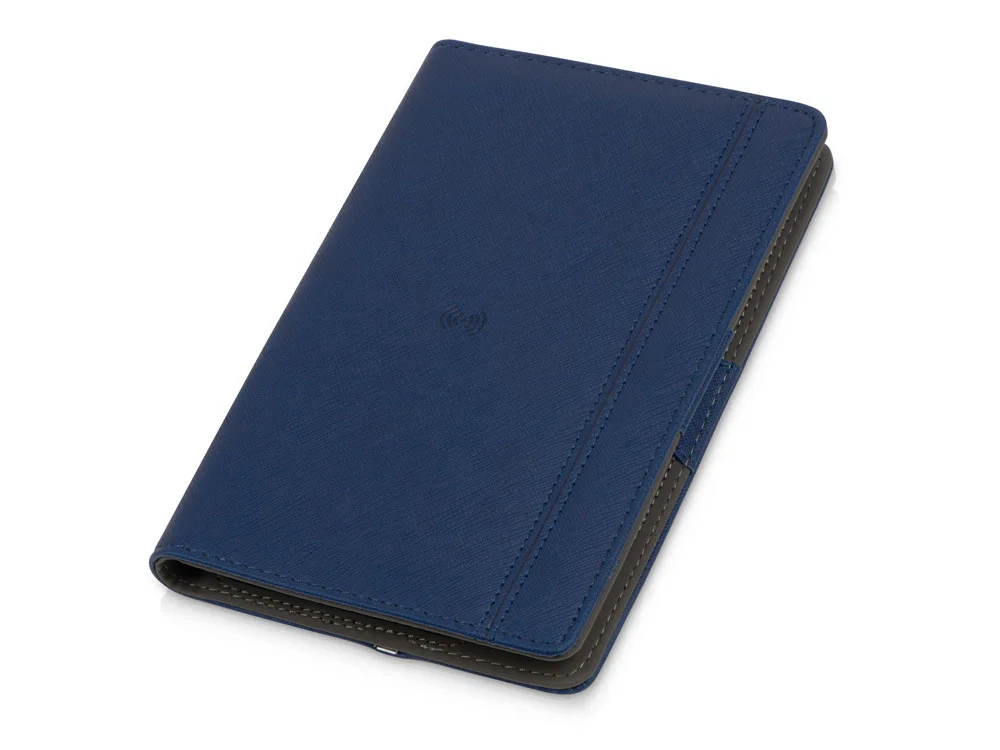 Органайзер с функцией беспроводной зарядки Manner 5000 mAh темно-синий