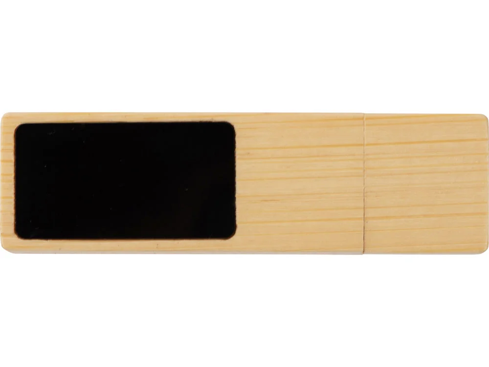 USB 2.0- флешка на 32 Гб c подсветкой логотипа Bamboo LED натуральный 32Gb - фото 3