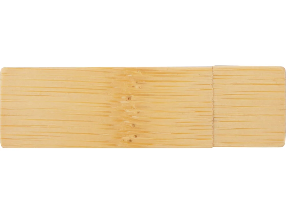 USB 2.0- флешка на 32 Гб c подсветкой логотипа Bamboo LED натуральный 32Gb - фото 4