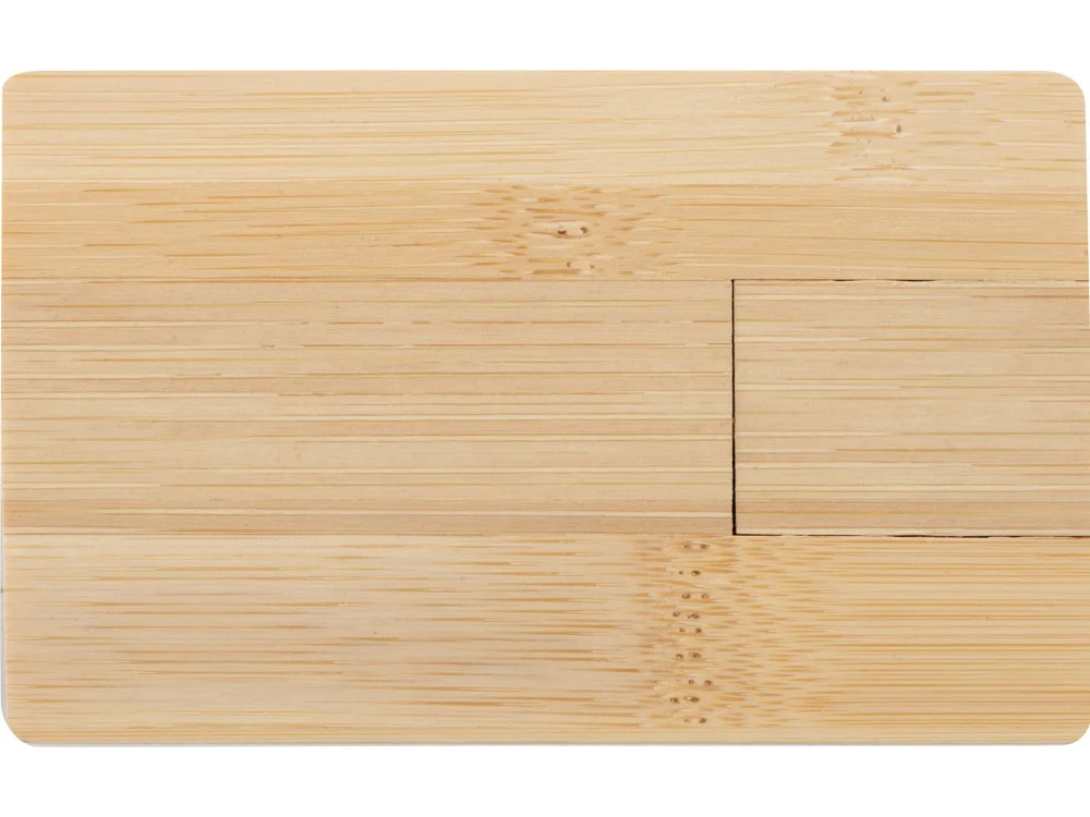 USB 2.0- флешка на 32 Гб Bamboo Card натуральный 32Gb - фото 4