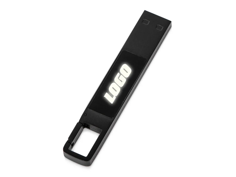 USB 2.0- флешка c подсветкой логотипа Hook LED - фото 4