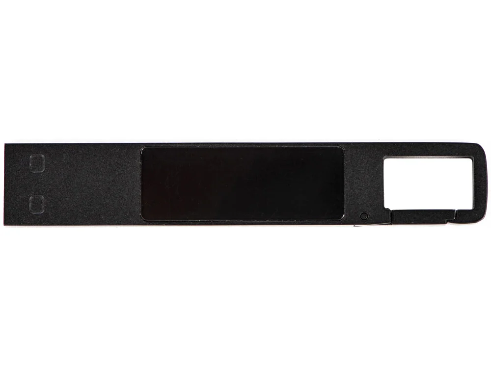USB 2.0- флешка на 32 Гб c подсветкой логотипа Hook LED темно-серый красная подсветка 32Gb - фото 2