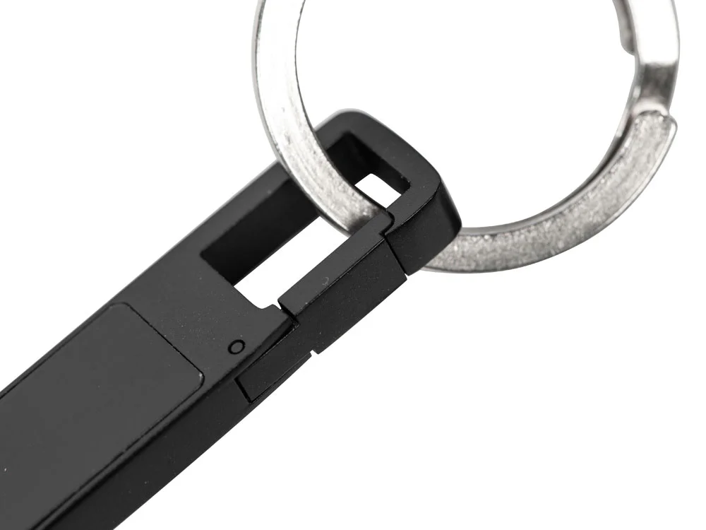 USB 2.0- флешка на 32 Гб c подсветкой логотипа Hook LED темно-серый красная подсветка 32Gb - фото 5