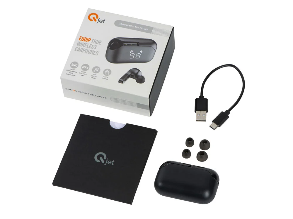 Беспроводные наушники TWS с шумоподавлением ENC «Equip», IPX4 - фото 12