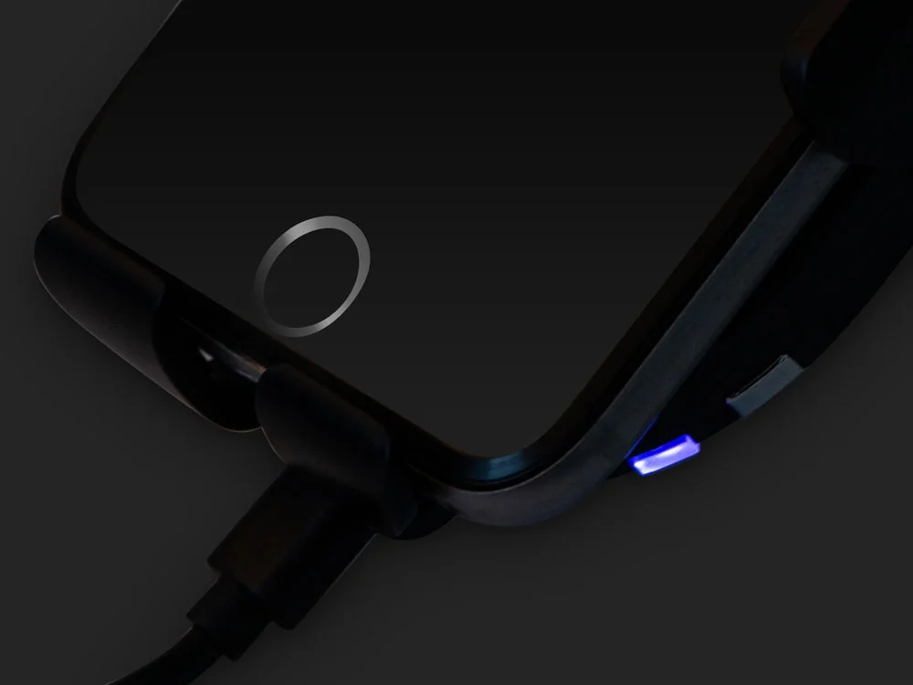 Автомобильное беспроводное зарядное устройство с датчиком OptIQ Lite 15 Вт черный - фото 6