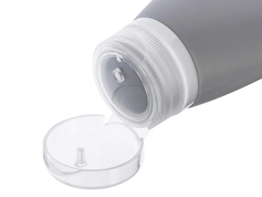 Набор силиконовых емкостей для путешествия On air белый светло-серый темно-серый - фото 7