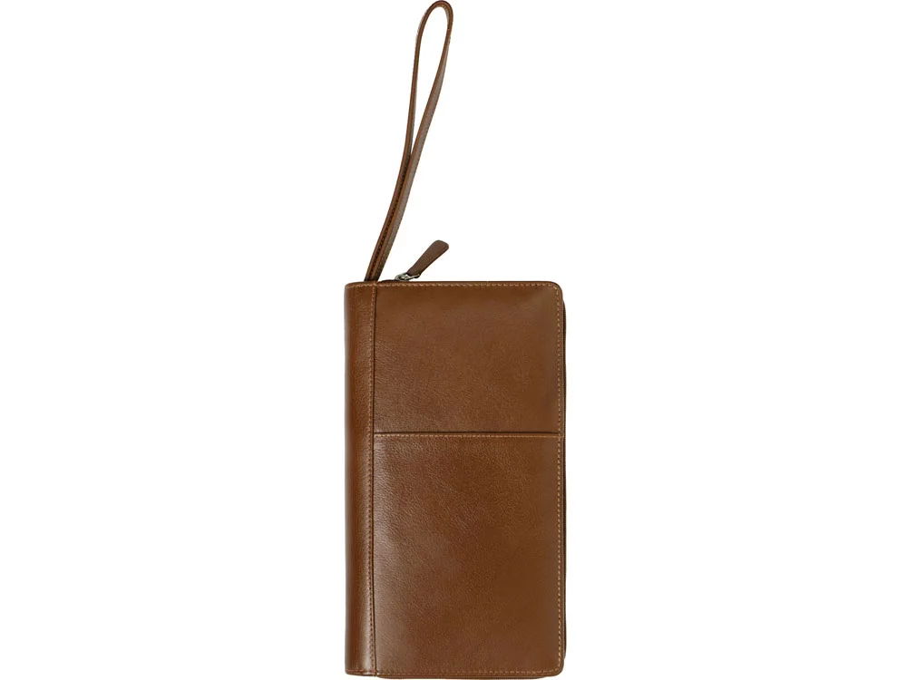 Трэвел-портмоне коричневый - фото 10