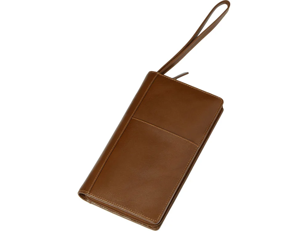 Трэвел-портмоне коричневый - фото 5