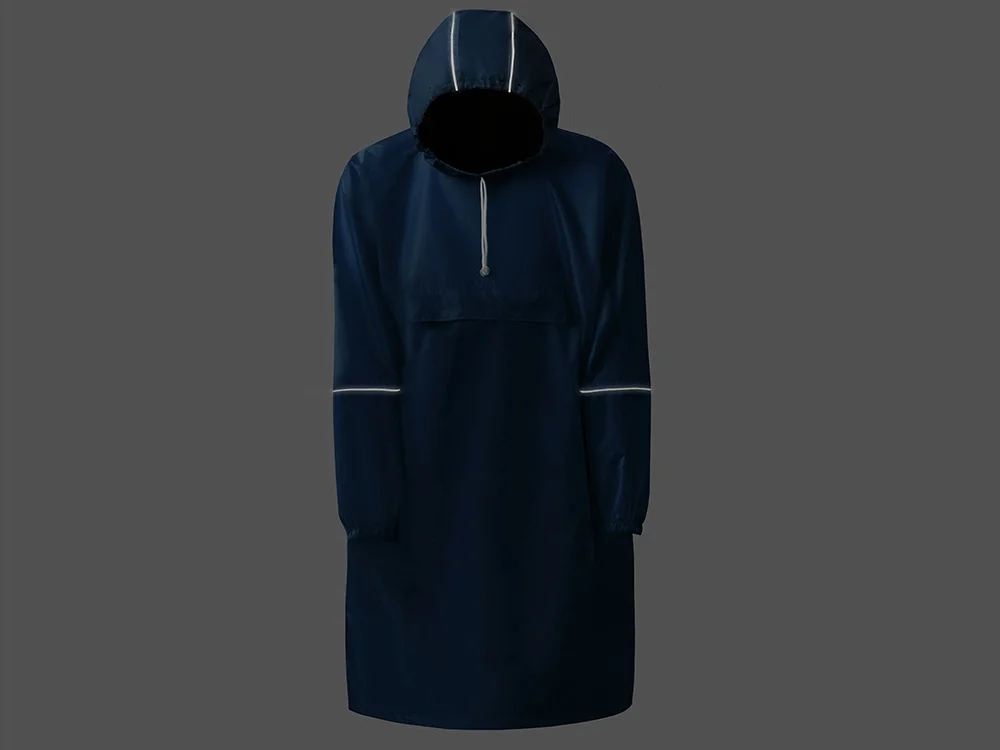 Дождевик-пончо Galaxy классический синий - фото 8