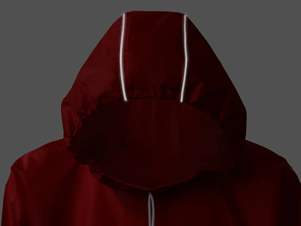 Дождевик-пончо Galaxy красный - фото 10