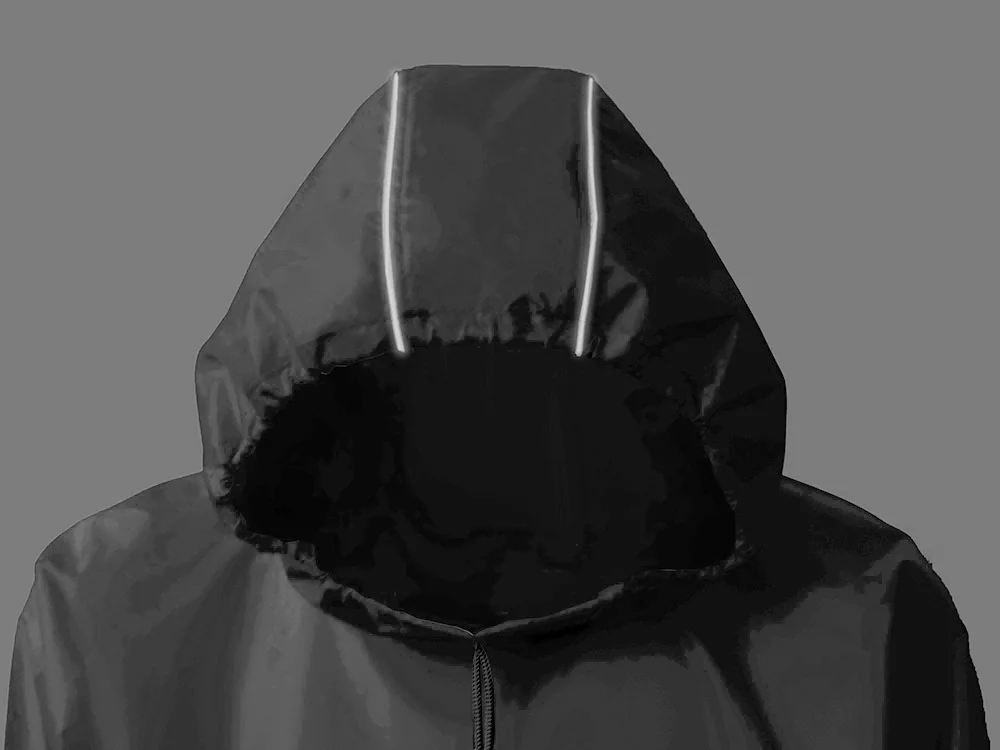 Дождевик-пончо «Galaxy», серый - фото 9