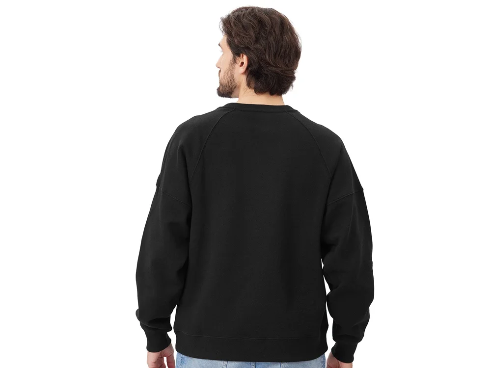 Свитшот оверсайз Paris унисекс черный 2XL - фото 6