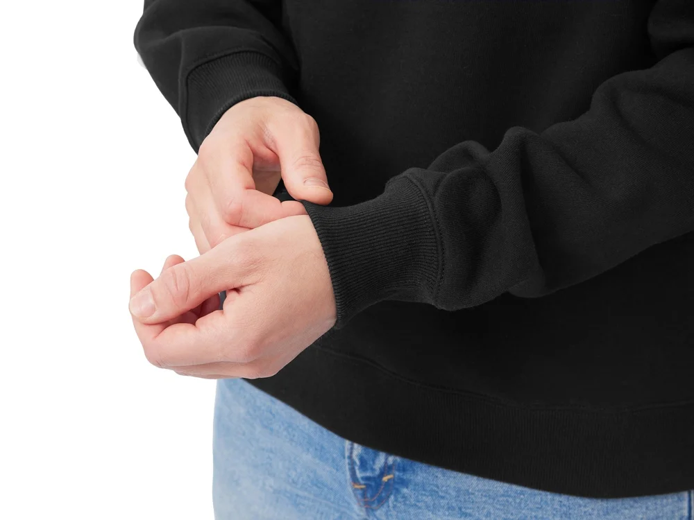 Свитшот оверсайз Paris унисекс черный L - фото 7