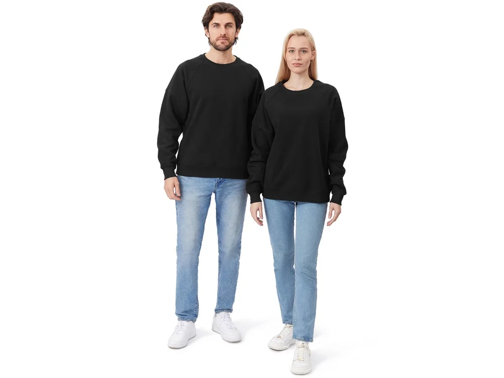 Свитшот оверсайз Paris унисекс черный S - фото 9