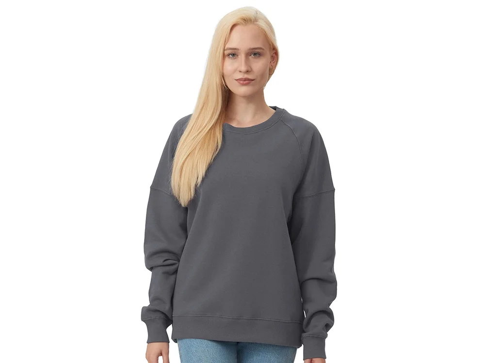 Свитшот оверсайз Paris унисекс темно-серый 2XL - фото 4