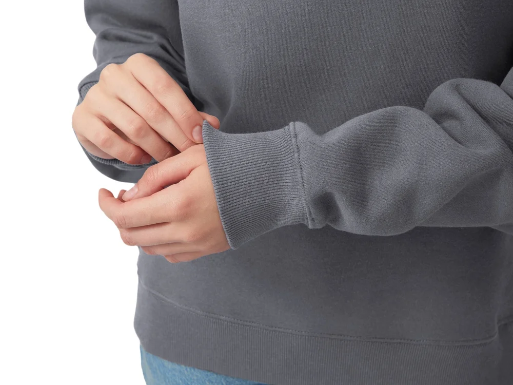 Свитшот оверсайз Paris унисекс темно-серый 2XL - фото 8