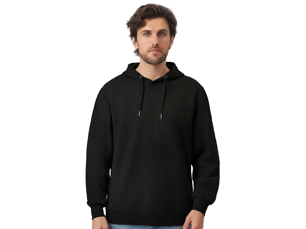 Толстовка с капюшоном оверсайз «Lisbon» унисекс, черный, 2XL - фото 3