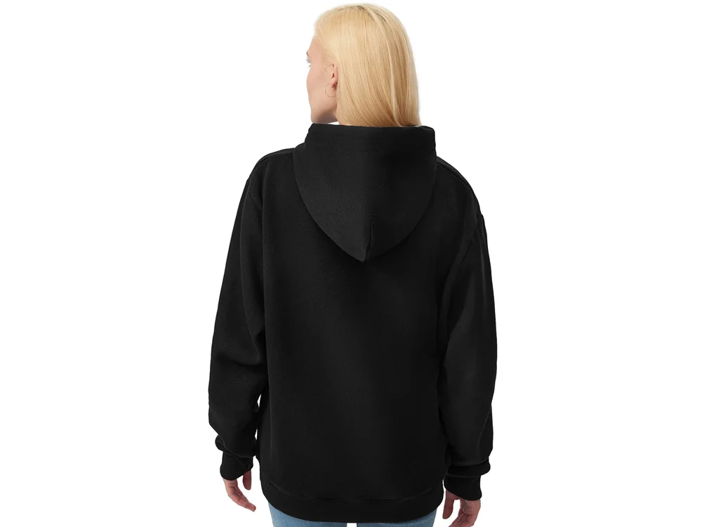 Толстовка с капюшоном оверсайз «Lisbon» унисекс, черный, M - фото 6