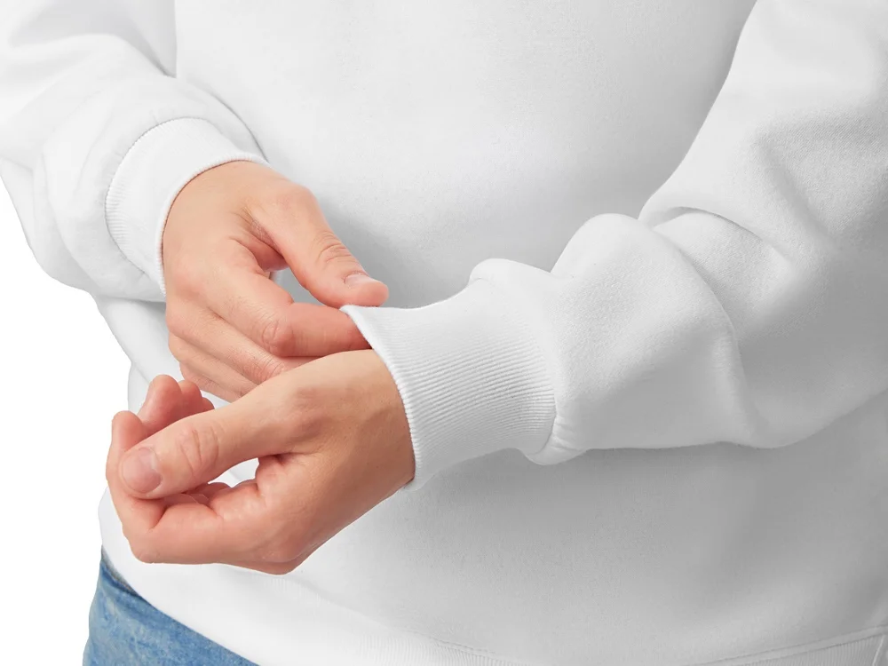 Толстовка с капюшоном оверсайз «Lisbon» унисекс, белый, L - фото 7