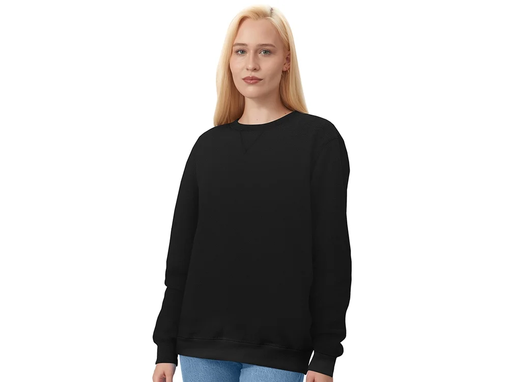 Свитшот оверсайз Lisbon унисекс черный M - фото 4