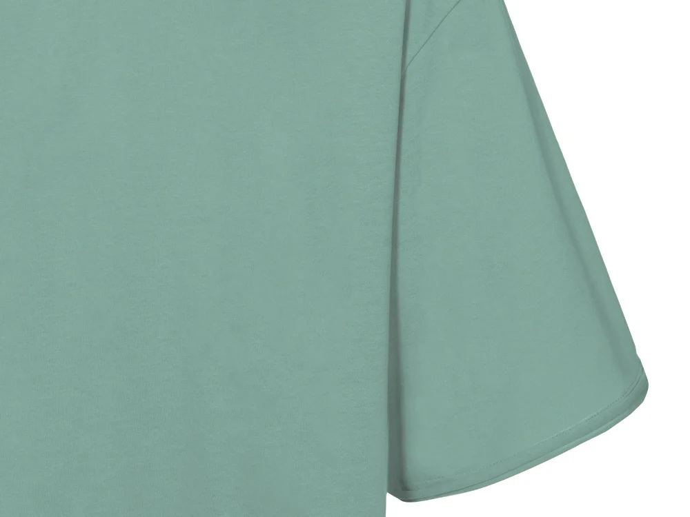 Футболка оверсайз Liyon унисекс пыльно-бирюзовый M-L - фото 12