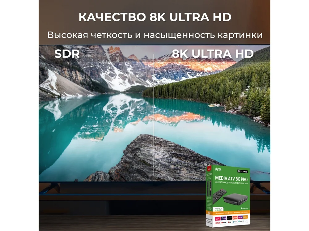 Медиаплеер  «MEDIA ATV 8K Pro» - фото 16