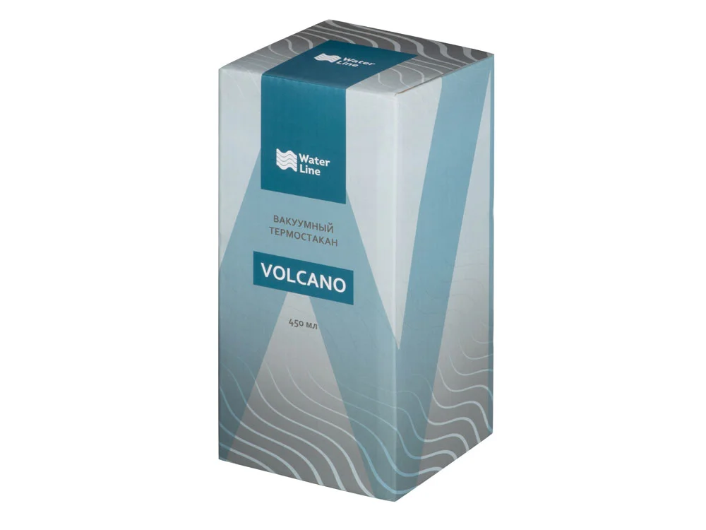 Вакуумный термостакан Volcano 450 мл синий - фото 10