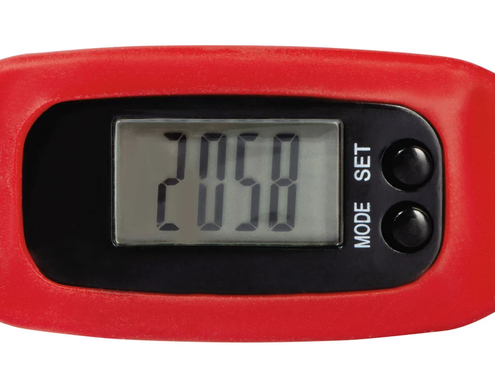 Часы с шагомером «Ridley», красный - фото 3