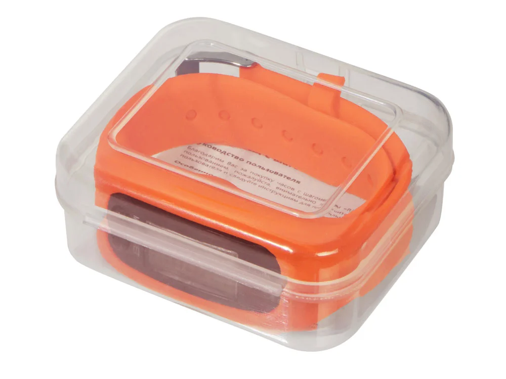 Часы с шагомером «Ridley», оранжевый - фото 6