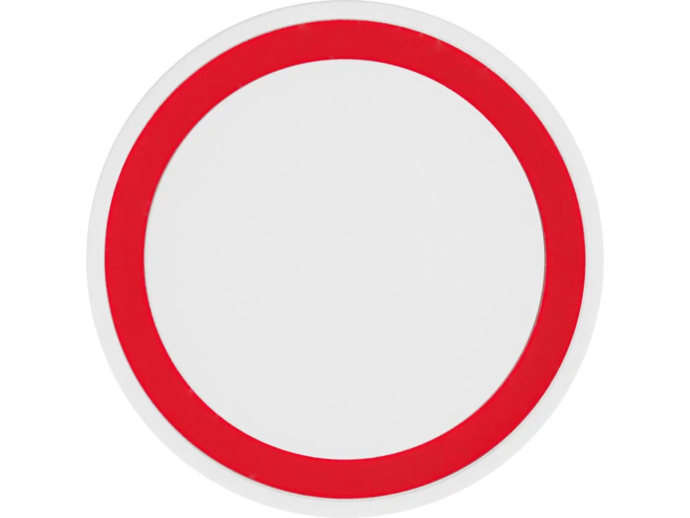 Беспроводное зарядное устройство Dot 5 Вт белый/красный - фото 4