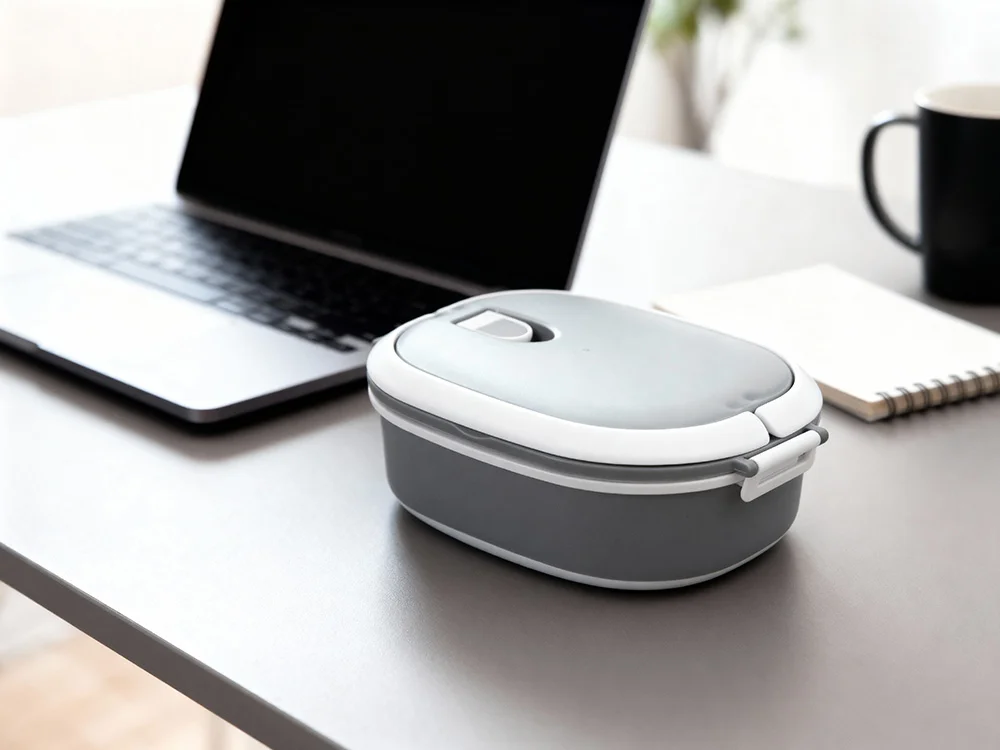 Ланч-бокс «Hotty», серый/белый, 750 мл - фото 12