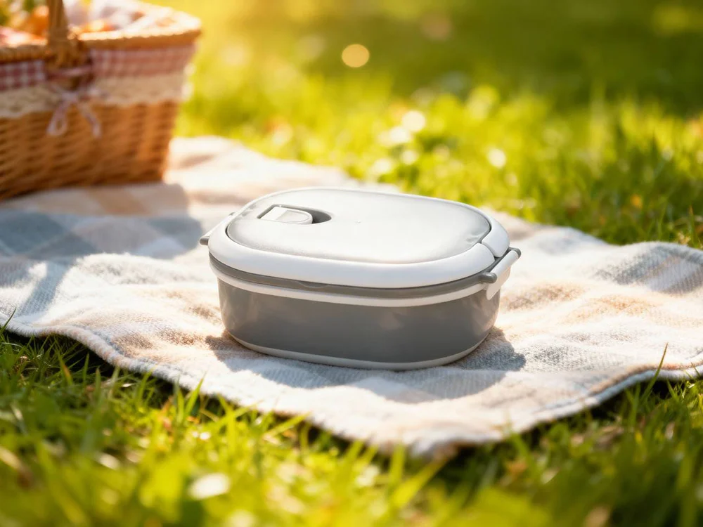 Ланч-бокс «Hotty», серый/белый, 750 мл - фото 13