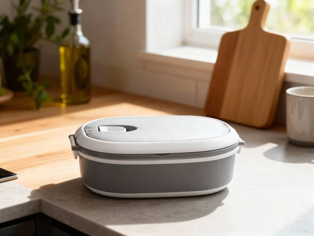 Ланч-бокс «Hotty», серый/белый, 750 мл - фото 14