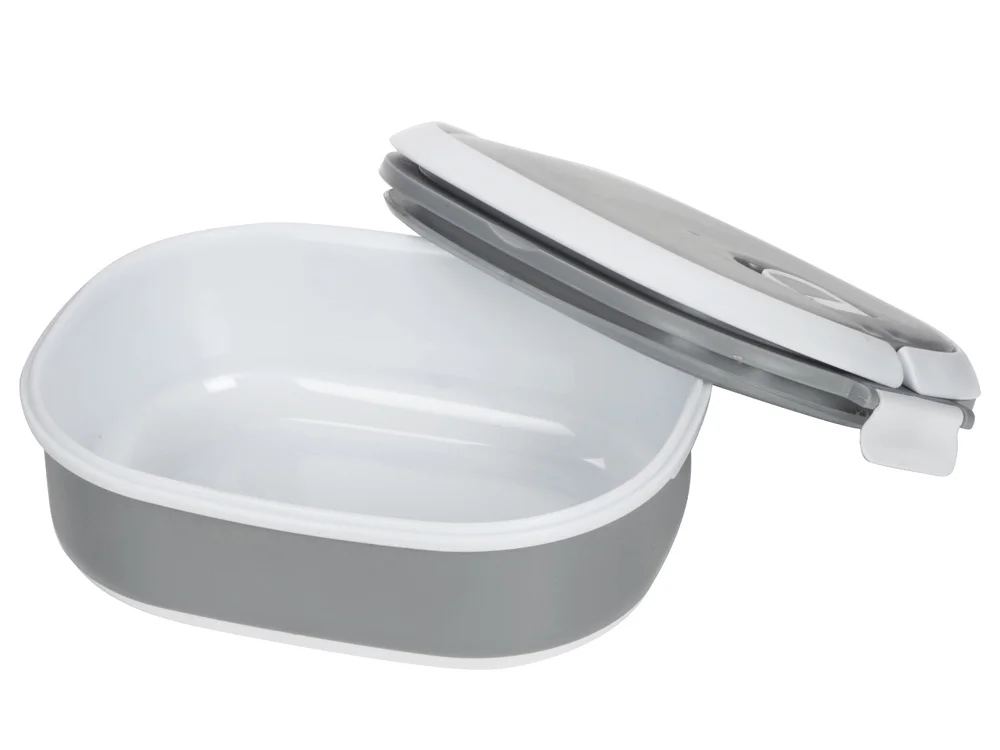 Ланч-бокс «Hotty», серый/белый, 750 мл - фото 3