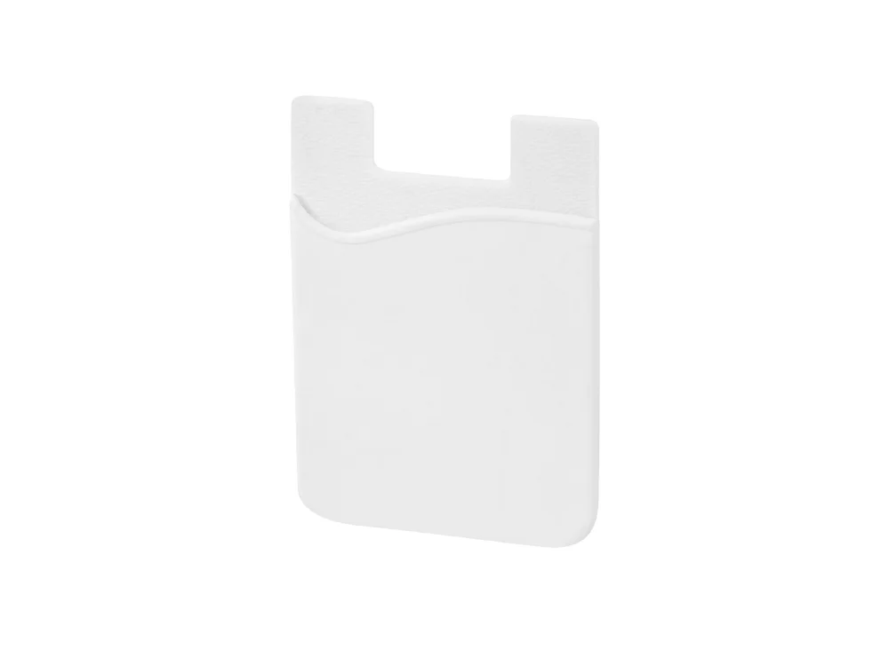 Картхолдер с креплением на телефон Gummy белый