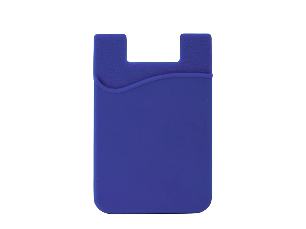 Картхолдер с креплением на телефон Gummy ярко-синий - фото 3