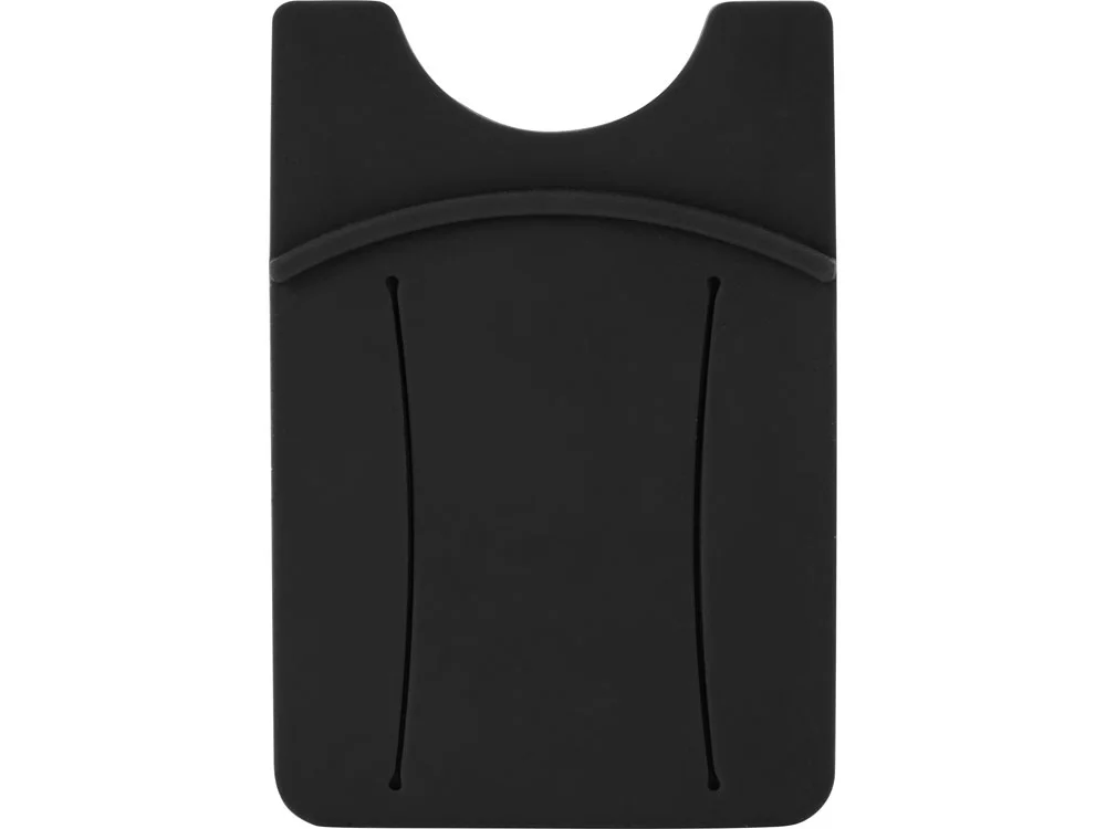 Картхолдер для телефона с держателем «Trighold», черный - фото 3