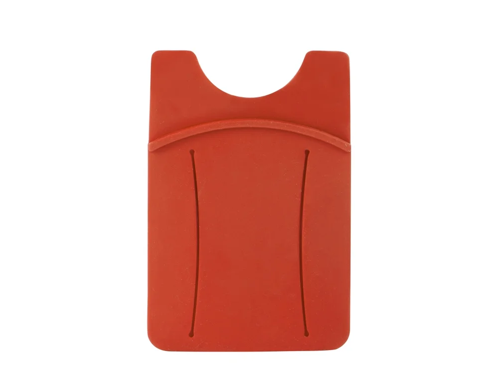 Картхолдер для телефона с держателем «Trighold», красный - фото 3