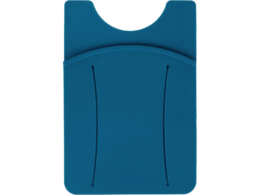 Картхолдер для телефона с держателем «Trighold», сине-зеленый - фото 3