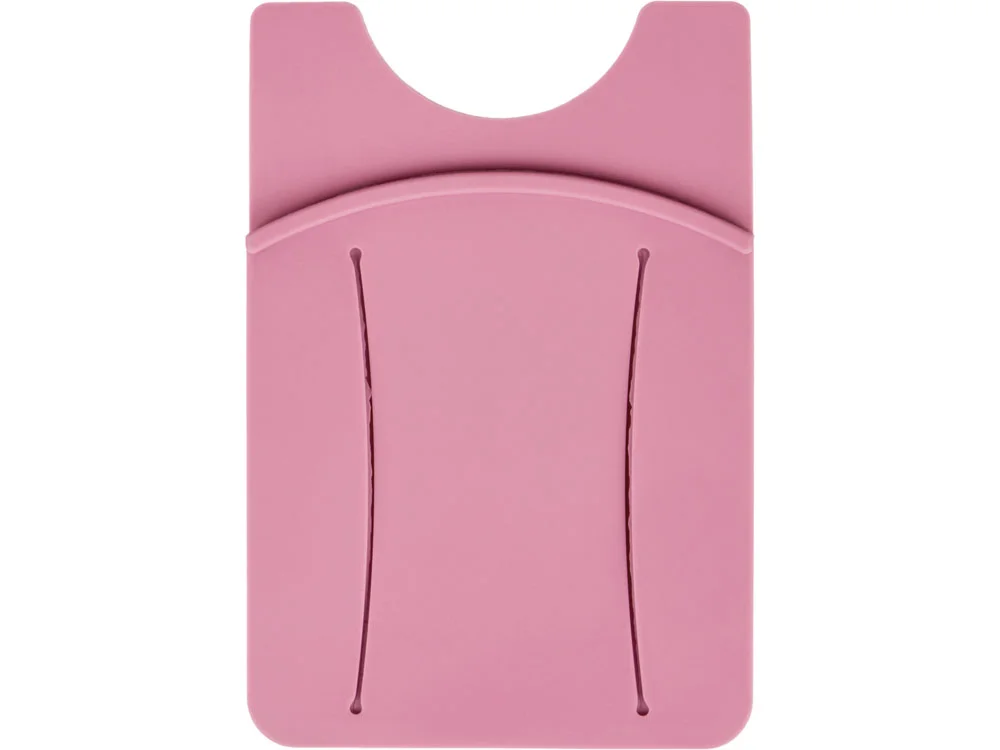 Картхолдер для телефона с держателем Trighold пыльно-розовый - фото 3