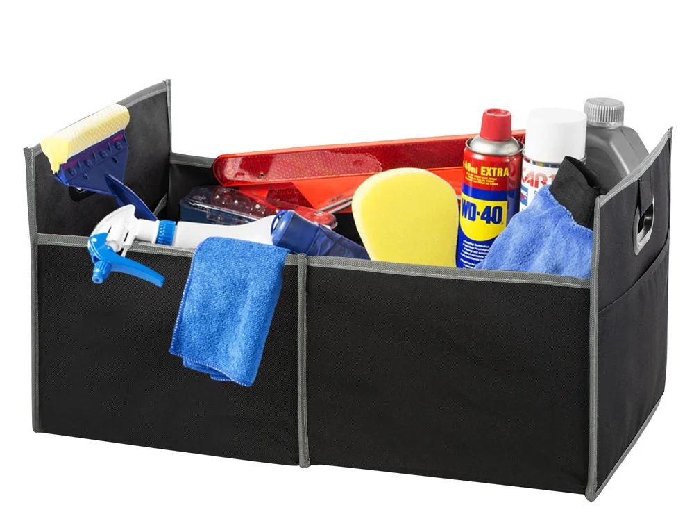 Органайзер-гармошка для багажника Conson черный серый - фото 2