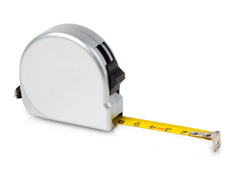 Рулетка «Stash», 3м, серебристый