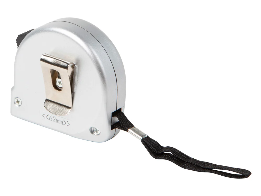 Рулетка Stash 3м серебристый - фото 2