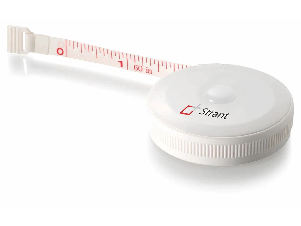 Рулетка Button 1,5 м белый - фото 3