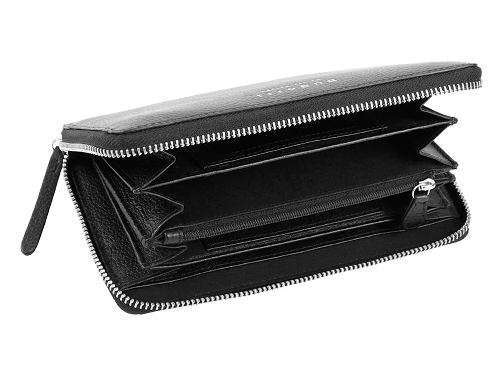 Кошелек женский Linda на молнии черный - фото 2