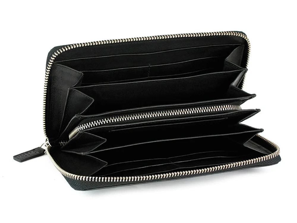 Кошелек «Atlanta» на молнии, черный - фото 9