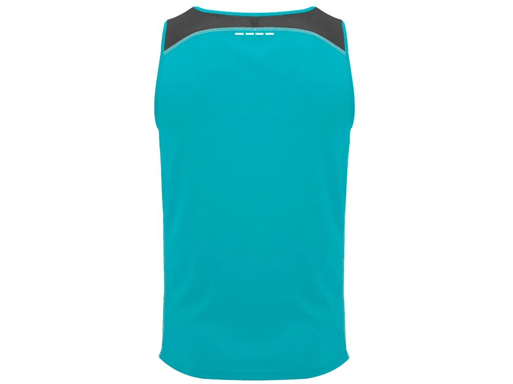 Спортивная майка Misano мужская бирюзовый/эбеновый S - фото 2